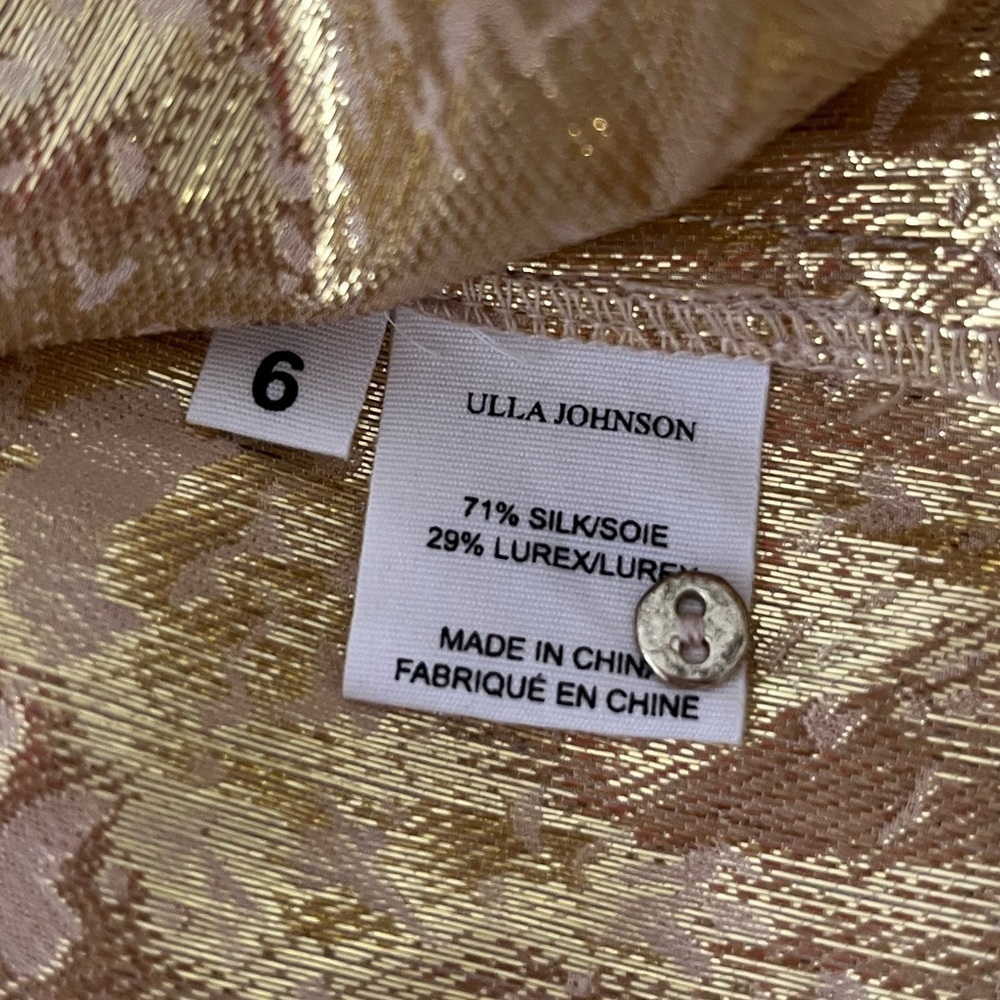 Ulla Johnson Ivy Gilded Balloon Sleeve Blouse - Picture 7 of 8